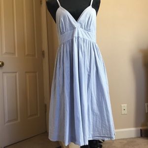 Gap | Striped Blue and White Sun Dress size L.